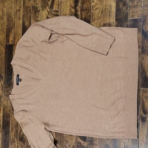Women's Banana Republic L/s extra fine merino wool sweater. Sz M Caramel color